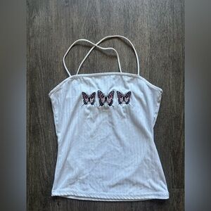 Justify White Spaghetti Strap Top